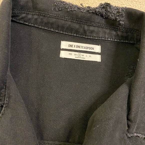 One teaspoon black anchor Vespa moto jacket - Picture 4 of 4